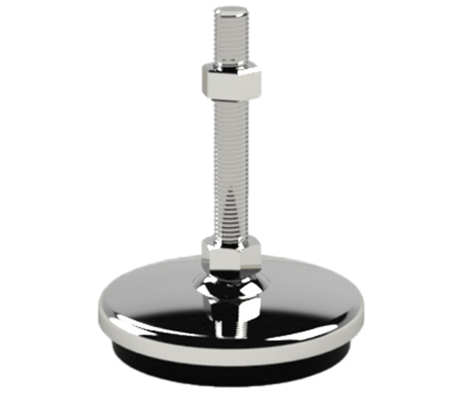 KAUÇUK  TABANLI  KROM KAPLAMA  MAKİNA AYAKLARI